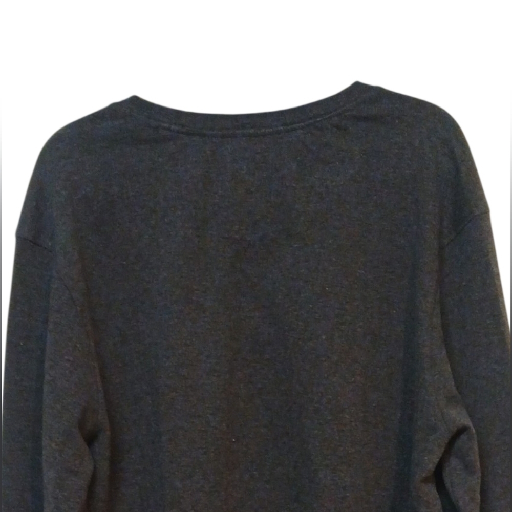 Copper & Oak -NWOT Gray Long Sleeve Henley, Lite Weight Sweatshirt XXL - Picture 7 of 8